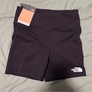 North face women’s medium black biker shorts leggings